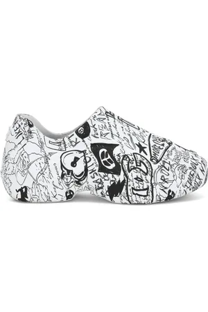 Dolce & Gabbana Toy graffiti-print low-top sneakers