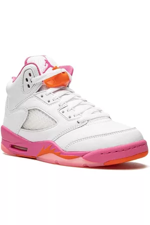 Jordan Kids Boys High Top Sneakers - Jordan 5 Retro "Pinksicle" sneakers - White