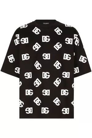 Dolce & Gabbana DG logo-print cotton T-shirt - Black