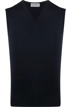 JOHN SMEDLEY Sleeveless knit pullover