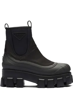 Prada Moonlith gabardine boots