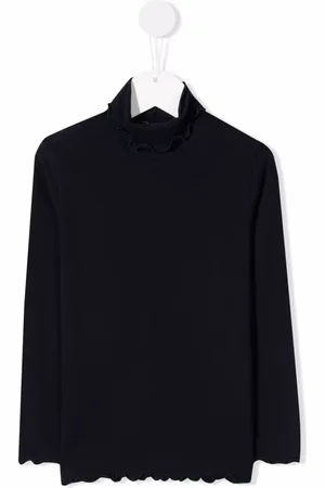 Il gufo Fluted-hem long-sleeve top
