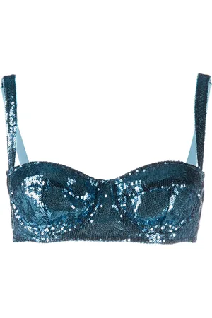 Dolce & Gabbana Sequined balcony bra