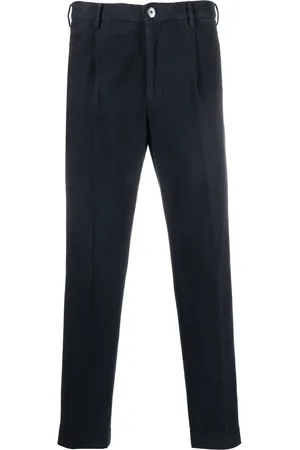 Incotex Tapered-leg cotton trousers