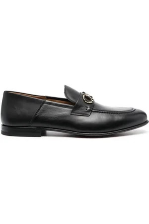 Salvatore Ferragamo Gancini-buckle leather loafers