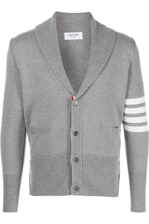 Thom Browne 4-bar stripe wool cardigan
