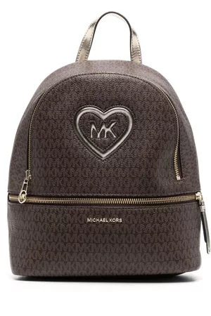 Michael Kors Rucksacks - Logo print backpack - Brown