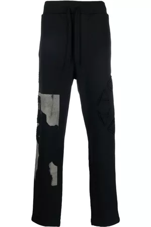 1017 ALYX 9SM Men Sweatpants - Graphic-print track pants - Black