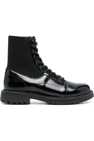 Diesel D-Alabhama panelled ankle boots