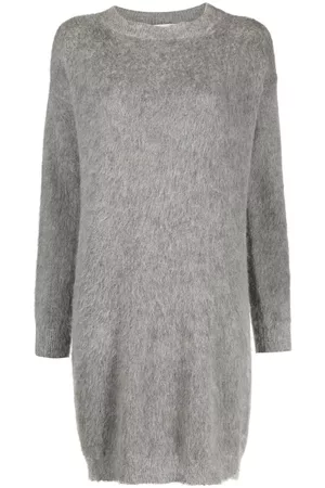 Fabiana Filippi Long-sleeve jumper dress - Grey