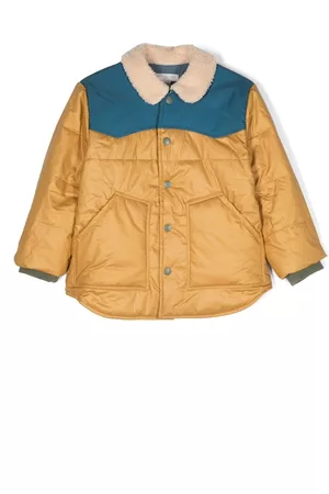 Stella McCartney Boys Puffer Jackets - Quilted padded jacket - Neutrals