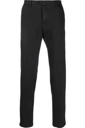 BRIGLIA Men Formal Pants - Four-pocket slim tailored trousers - Grey