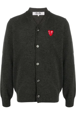 Comme des Garçons Logo button-down cardigan