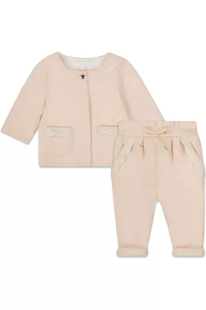 Chloé Loungewear - Lace-trim co-ord set - Pink