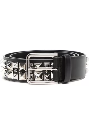 Dolce & Gabbana Stud-detail leather belt - Black