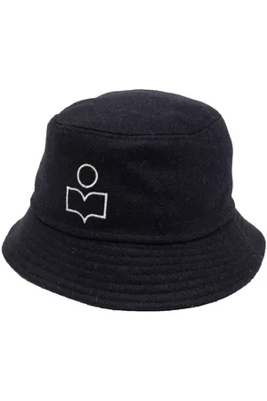 Isabel Marant Logo-patch bucket hat - Blue