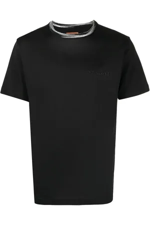 Missoni Logo-embroidered cotton T-shirt