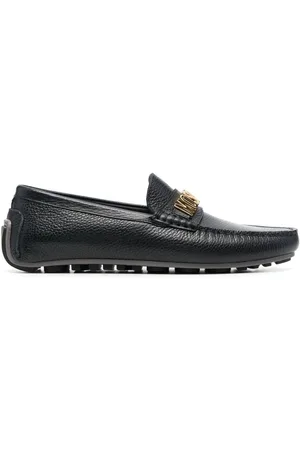 Moschino Logo-plaque detail loafers