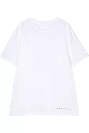Maison Margiela TEEN logo-print crew-neck T-shirt - White