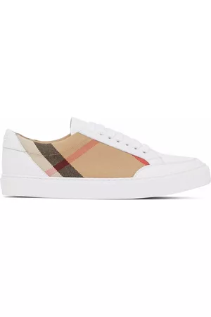 Burberry Women Low Top Sneakers - House Check low-top sneakers - White