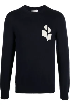 Isabel Marant Evans logo-intarsia sweater