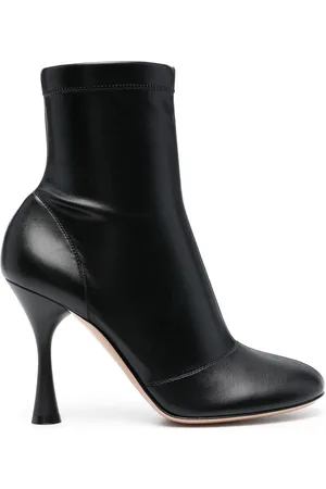 Gianvito Rossi Larue 95mm leather ankle boots