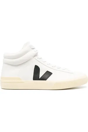 Veja Logo-patch high-top sneakers