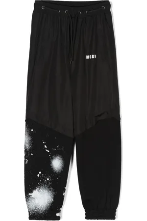 Msgm Contrast-panel track pants