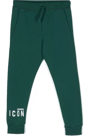 Dsquared2 Boys Sweatpants - Logo print track pants - Green