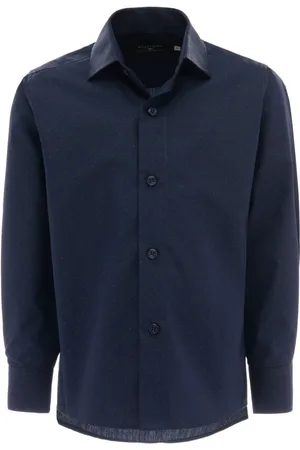 M. Moustache Dot-print dress shirt