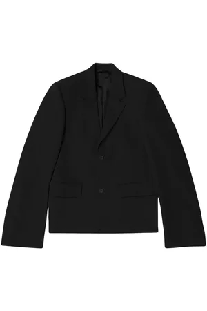 Balenciaga Oversized single-breasted blazer - Black