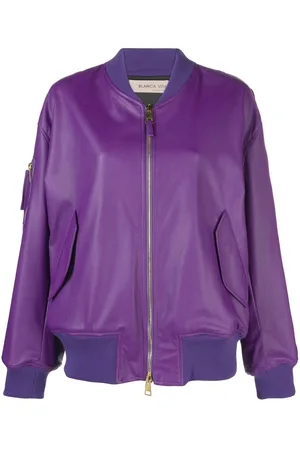 Parajumpers Lux taffeta bomber jacket - Purple