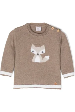PAZ RODRIGUEZ Fox-knit wool jumper