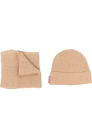 Dsquared2 Knitted beanie hat and scarf set