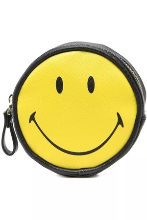 SELETTI Wallets - Smiley-print purse - Yellow
