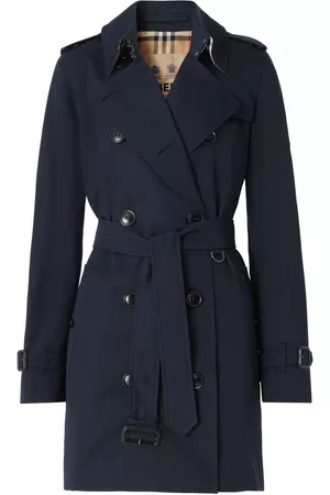Burberry Women Trench Coats - Kensington Heritage trench coat - Blue