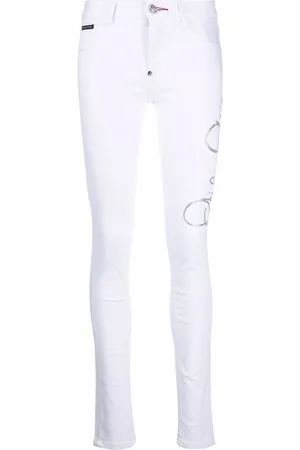Philipp Plein Signature embellished skinny jeans