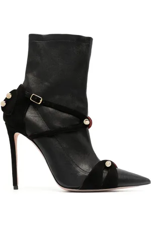 HARDOT Pointed leather ankle boots