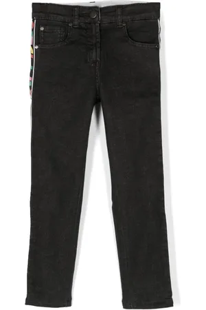 Stella McCartney Logo-print straight-leg jeans