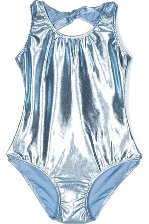 Le pandorine Metallic-effect swimsuit
