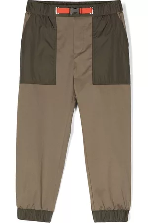 Moncler Cargo Pants - Belted cargo trousers - Green