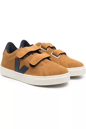 Veja Boys Low Top & Lifestyle Sneakers - Touch-strap low-top sneakers - Brown