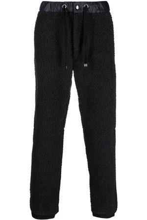 Parajumpers Logo-patch fleece sweatpants