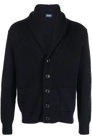 DRUMOHR Shawl-lapel merino cardigan