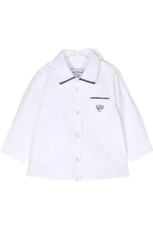 Tartine Et Chocolat Shirts - Logo-embroidered shirt - White