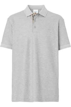 Burberry Logo-embroidered polo shirt