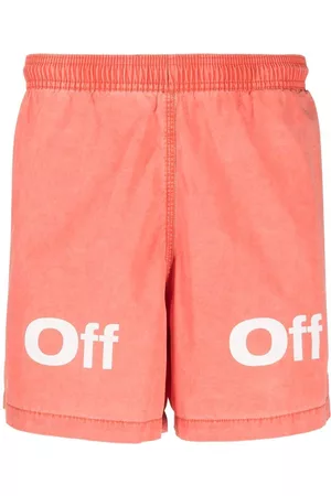 OFF-WHITE Bounce Off Sunset swim shorts - Orange
