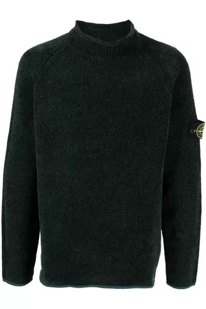 Stone Island Mock-neck knitted jumper - Green