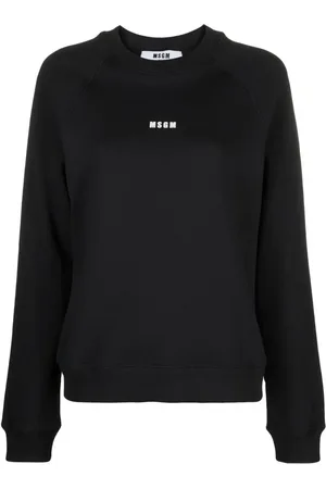 Msgm Logo-print long-sleeve sweatshirt