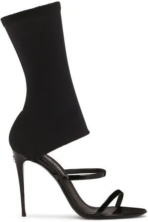 Dolce & Gabbana 105mm sock-style leather sandals